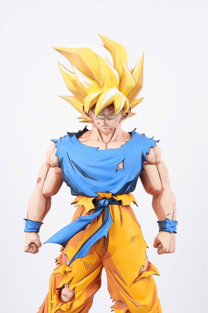 ドラゴンボールフィギュア超サイヤ人 孫悟空 二次元彩色　リペイント