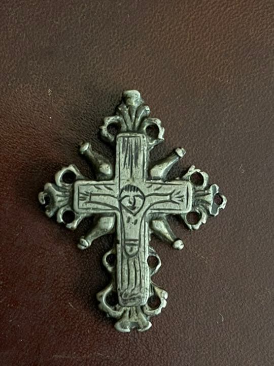 アンティーク 手作り 十字架 シルバー ANTIQUE SILVER CROSS