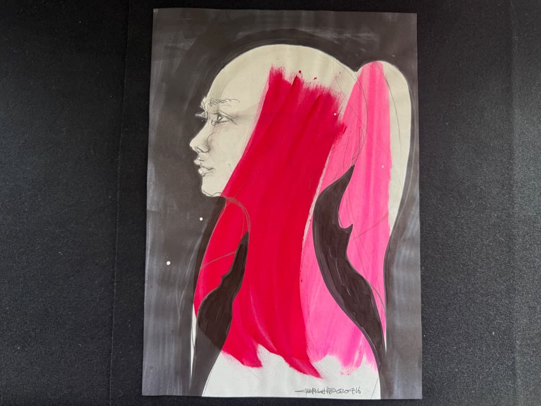 木原千春 ドローイング3枚セット