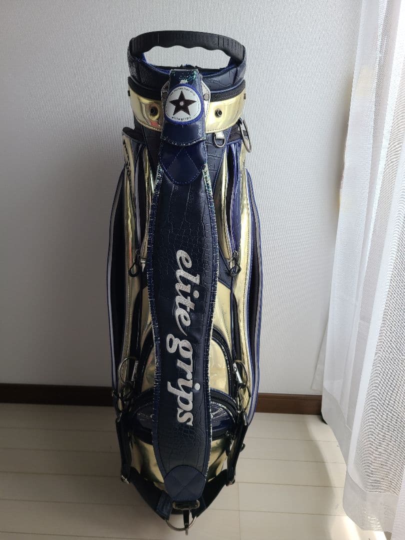 値下げ中!!【限定クロコ柄】エリートグリップ★スタンドキャディバッグ★