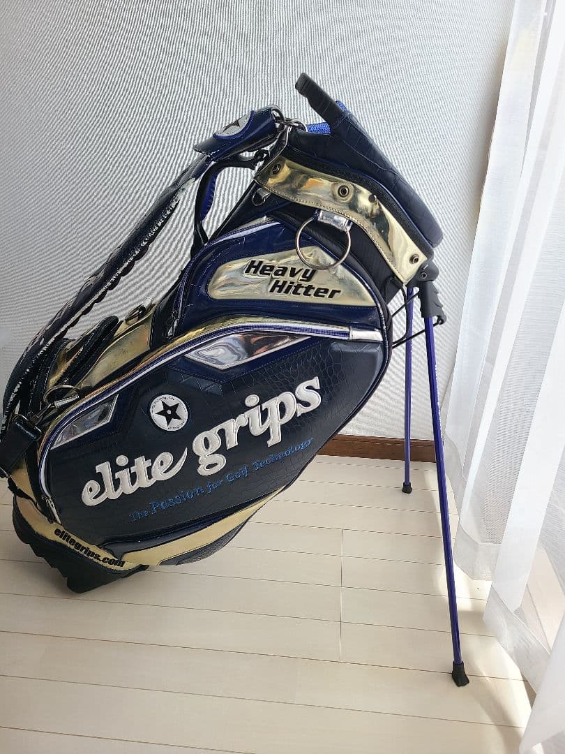 値下げ中!!【限定クロコ柄】エリートグリップ★スタンドキャディバッグ★