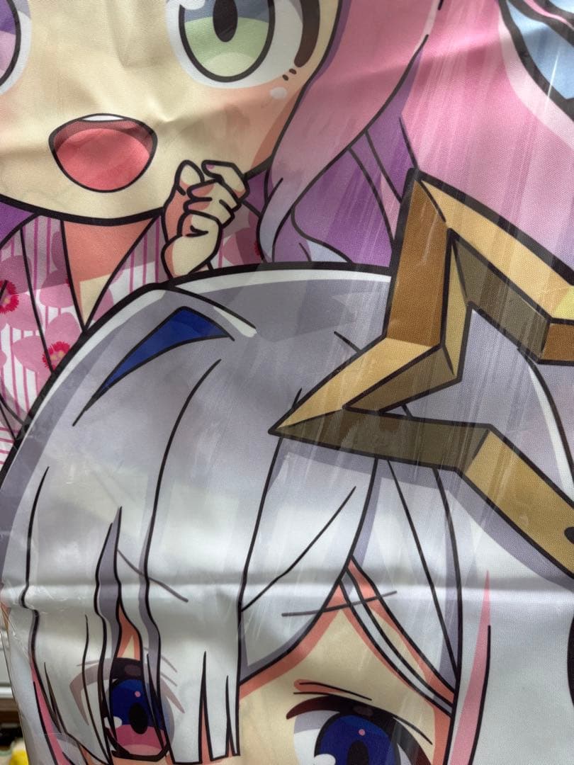 ホロライブ　極楽湯コラボ　フロライフ　４期生　全員集合　のれん