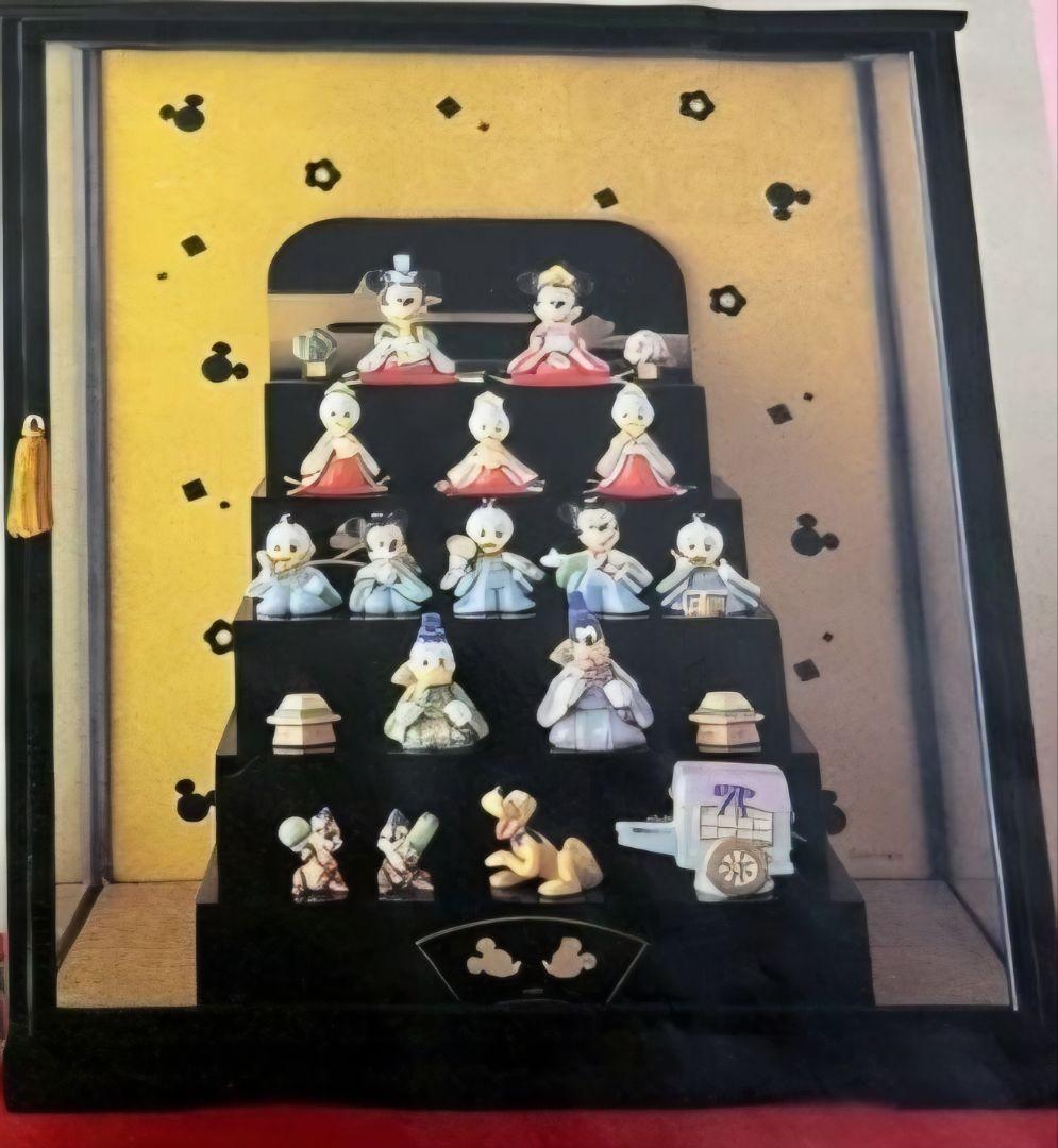【希少・美品】ディズニー 雛人形 五段飾り ガラスケース、箱付き