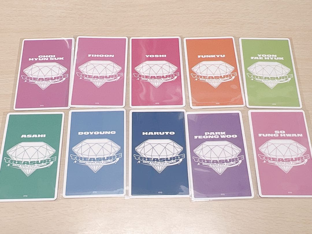 TREASURE グッズ購入特典トレカ コンプリート 銀テ セット