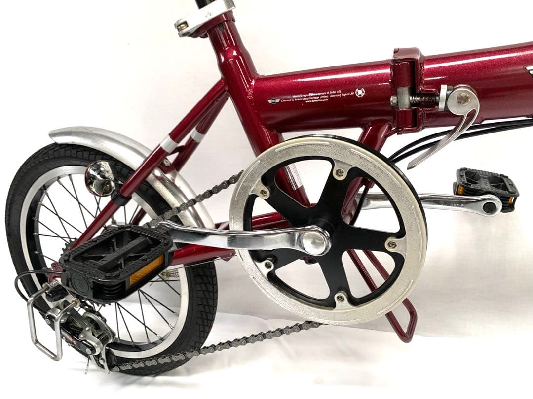 【即乘】送料無料MINI折り畳み自転車 SHIMANO 6速16インチ ミニベロ