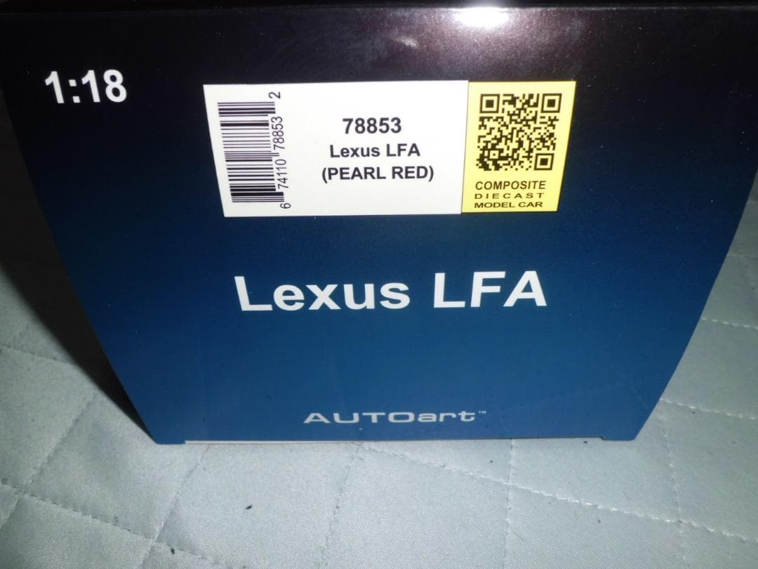 【現状品】オートアート 1/18 レクサス LFA パール・レッド