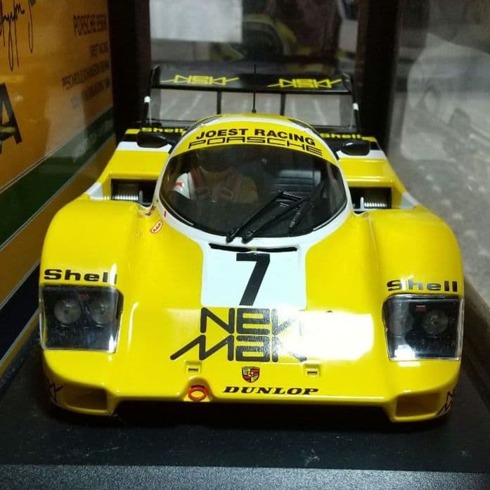 アイルトンセナ限定品 ミニチャンプス　ポルシェ956K ニュル1000km