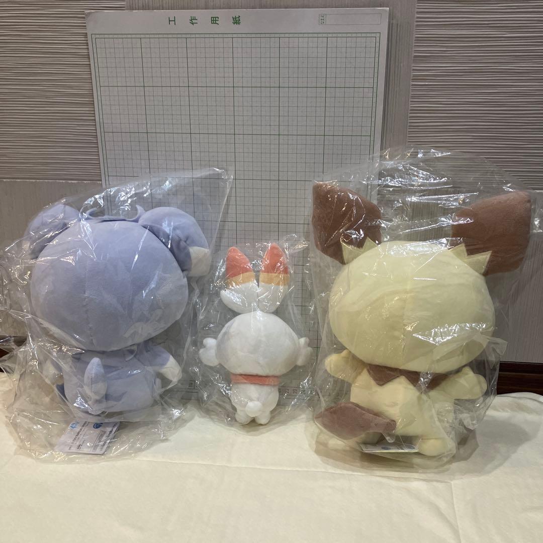 BANDAI＊ポケピースぬいぐるみ ６種まとめセット