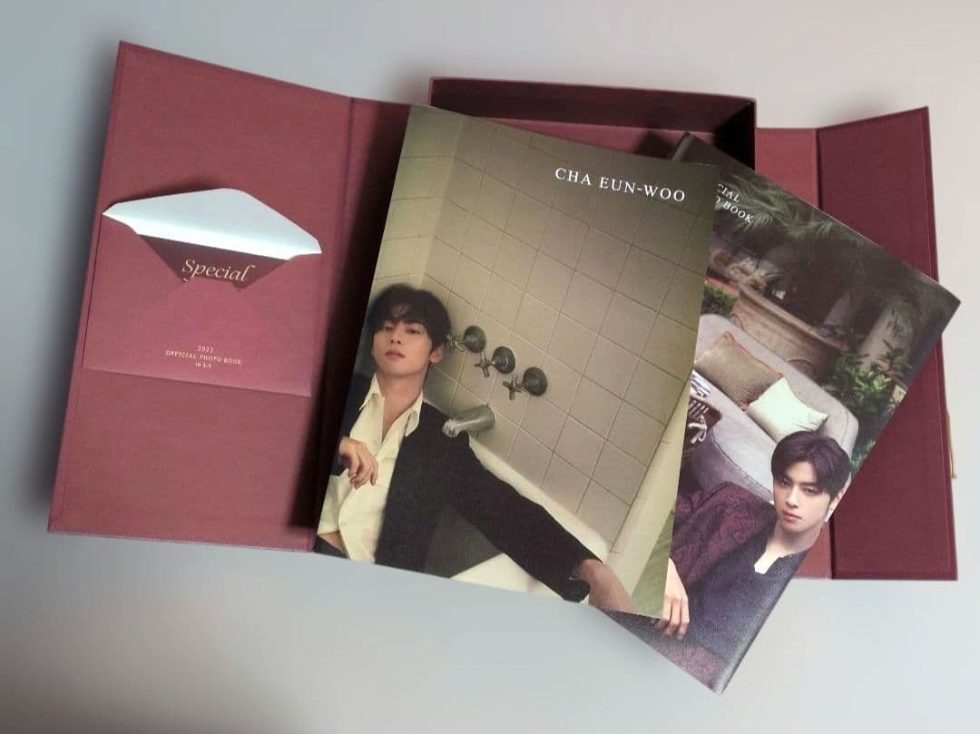 美品 ASTRO チャウヌ 2023 フォトブックＬＡ Ver.Ａ 特典ラキドロ