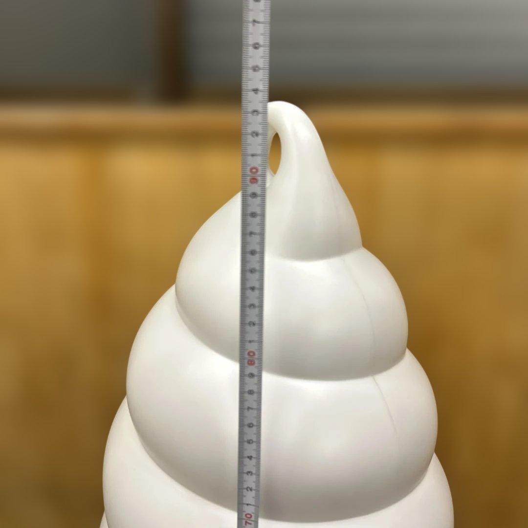 業務用非売品　ソフトクリーム電飾看板　あんどん93センチ　照明　ディスプレイ