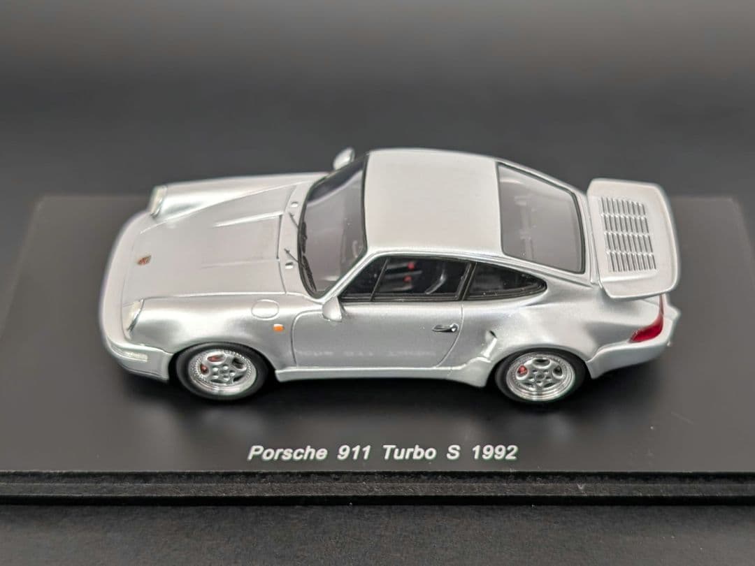 スパーク 1/43 ポルシェ 911 ターボ S 1992 シルバー