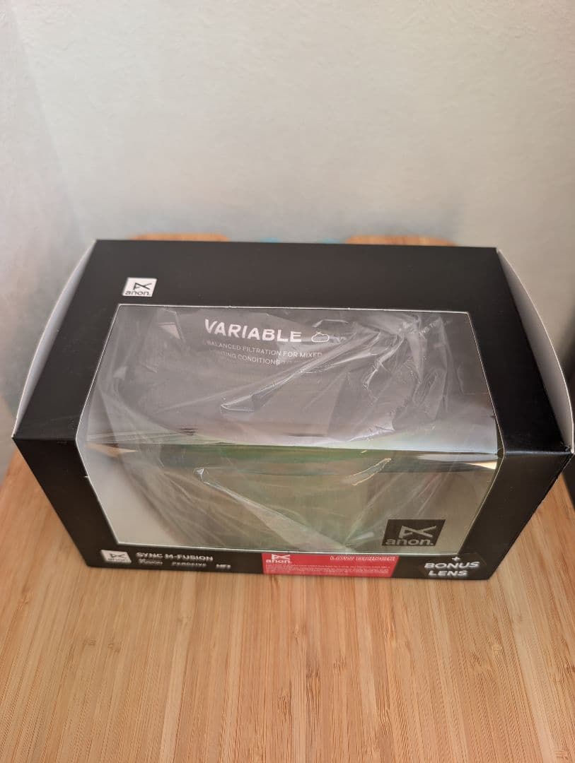 ⑥anon.Sync Low Bridge Fit Goggles+B.lens