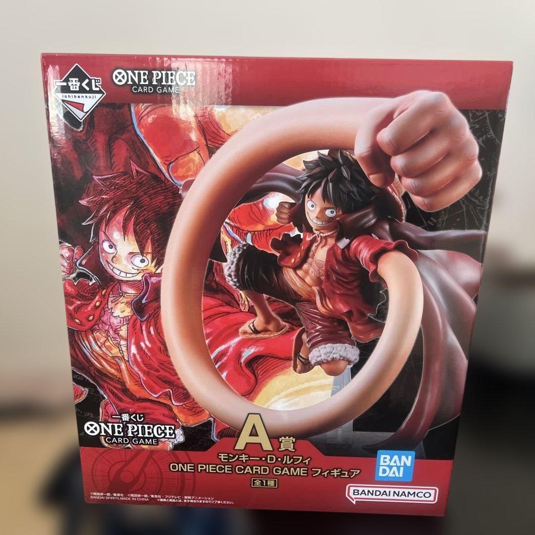 ONE PIECE フィギュア モンキー・D・ルフィ プロモカード付き