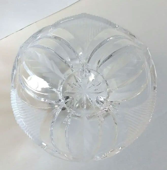 レトロ ガラスボウル ■ 猫脚 足つき アンティーク ヴィンテージ 蚤の市