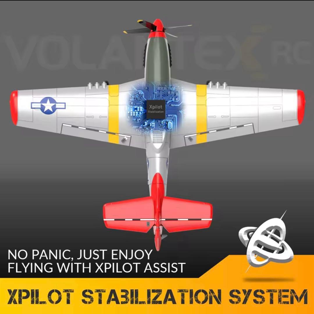P51D RC飛行機ラジコンマスタング航空機 XPilot 安定化システム付き