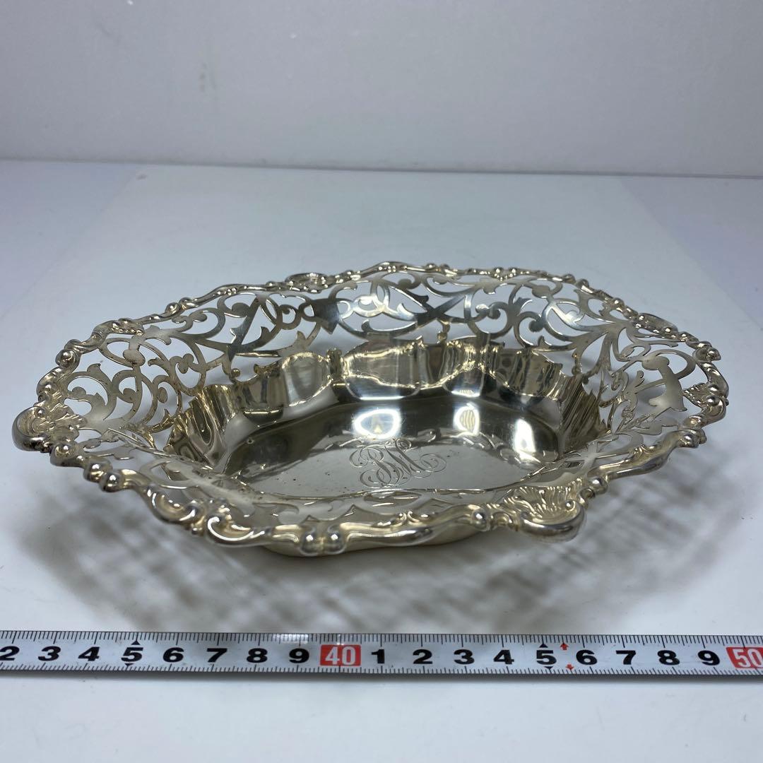 ゴーハム　sterling 透かし鉢　187g トコニ　東さ7-0304②
