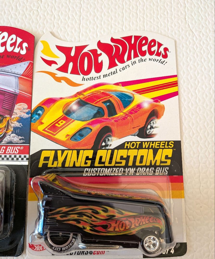 ホットウィール フォルクスワーゲン Candy Striper　ドラッグバス2台