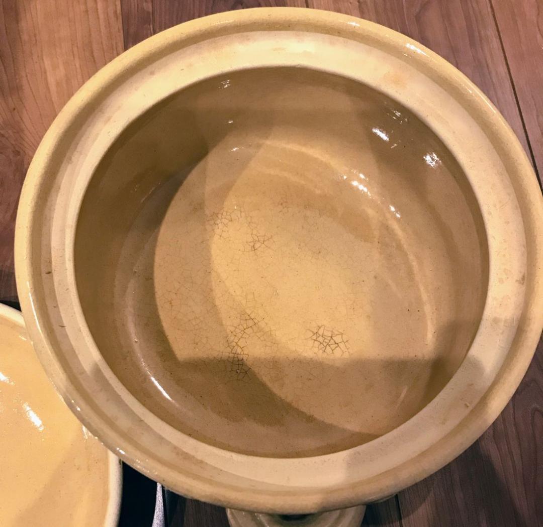 フランス 南仏 テリーヌポット アンティーク 蓋付き容器