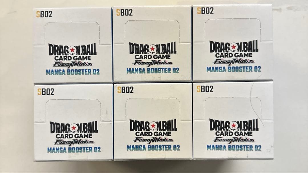 ドラゴンボール　未開封　MANGA BOOSTER 02 6Box