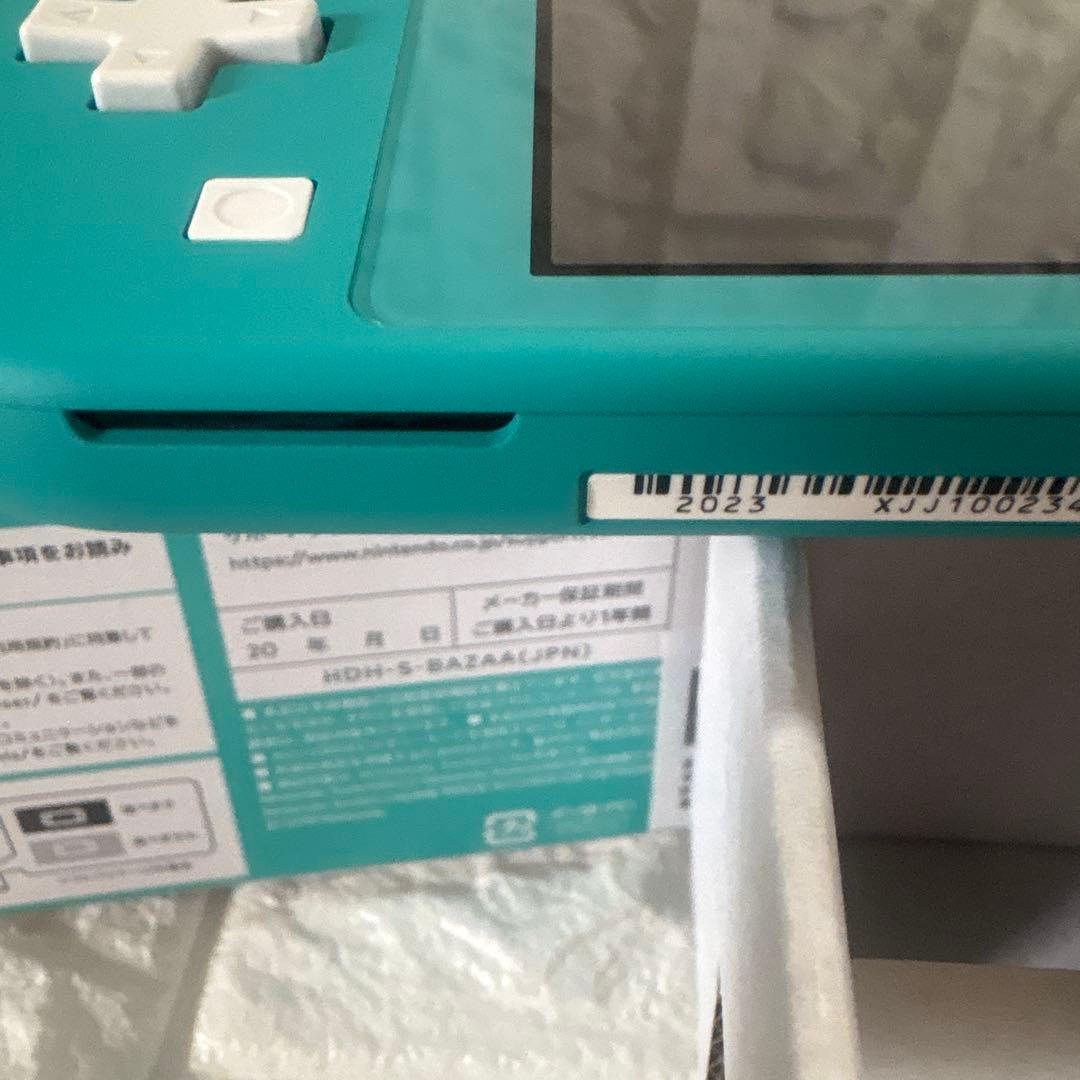 ほぼ未使用品　Nintendo Switch Lite ターコイズ