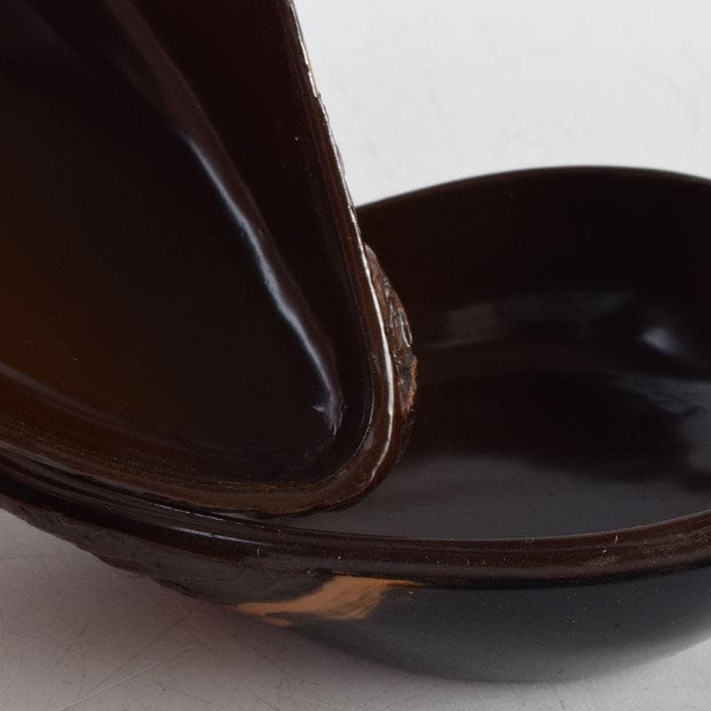 茶道具　乾漆　茄子香合　在銘　時代箱　V　9223