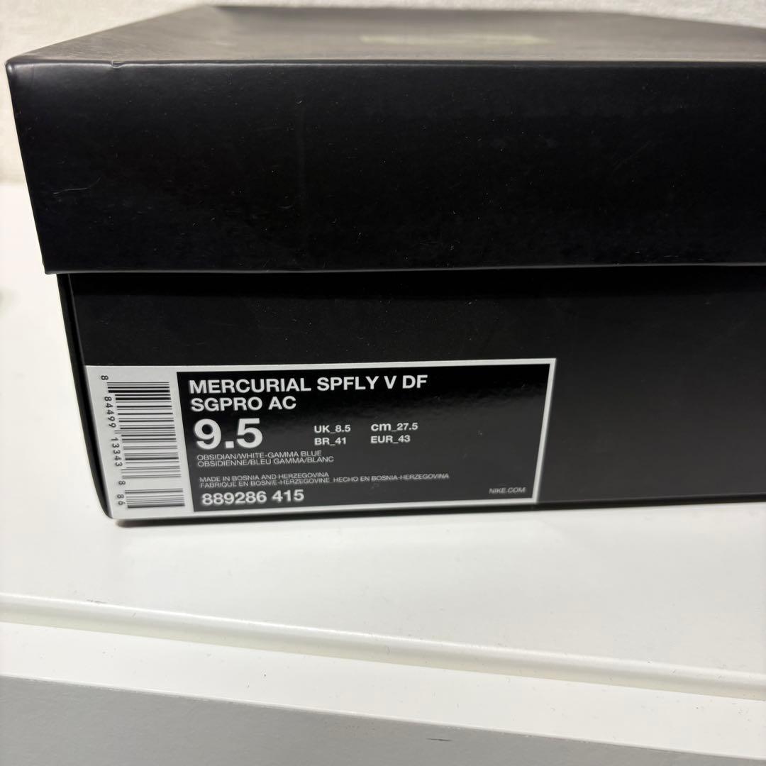 ナイキ マーキュリアル スーパーフライ V SG-PRO サッカー スパイク 青