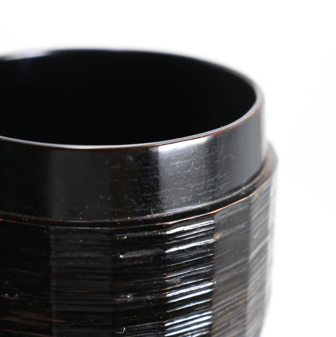 木具師 橋村萬象作 笹蒔絵 折撓中棗 裏千家十四代 淡々斎書付　AW822　N1