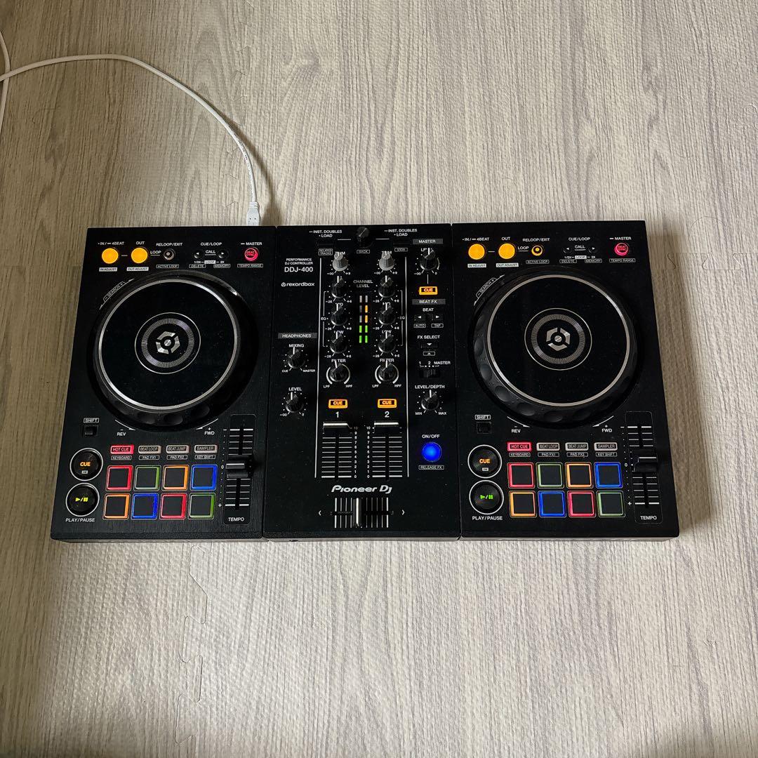 Pioneer DJ DDJ-400 オリジナルLED打ち替え　箱付き
