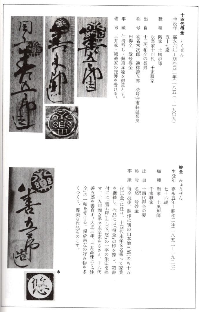 永楽妙全造『霜月茶碗』（共箱）