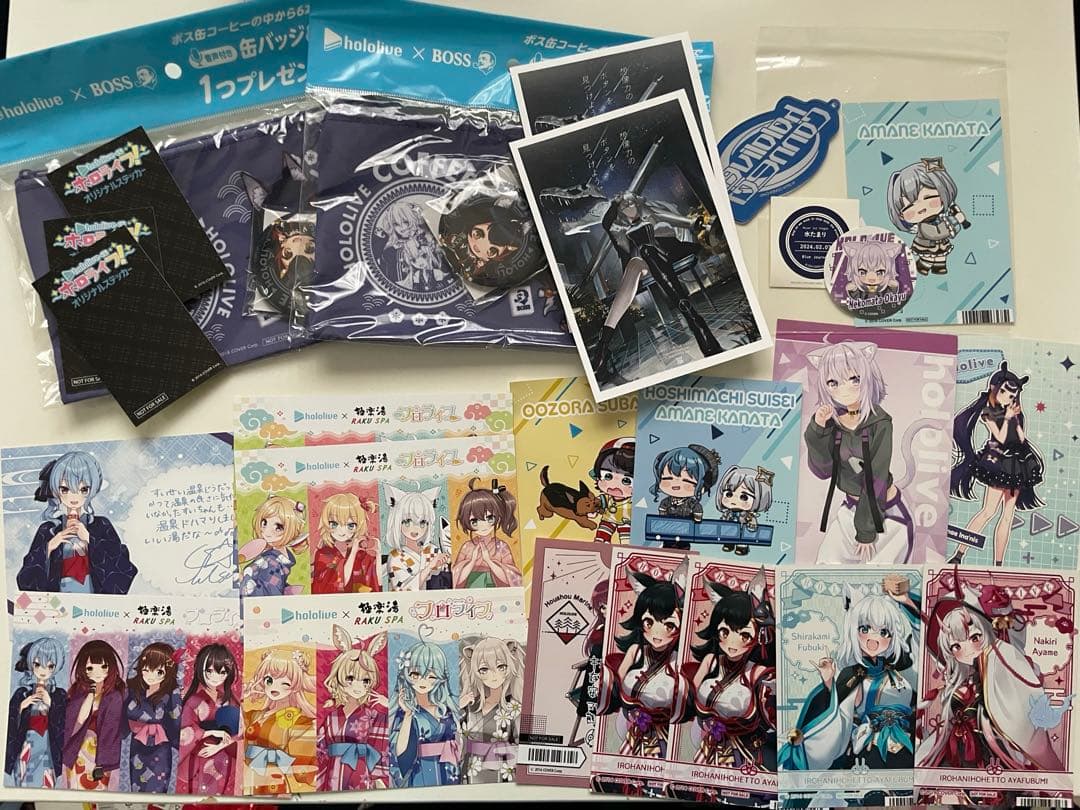 ホロライブ　グッズ引退品　バラ売り不可