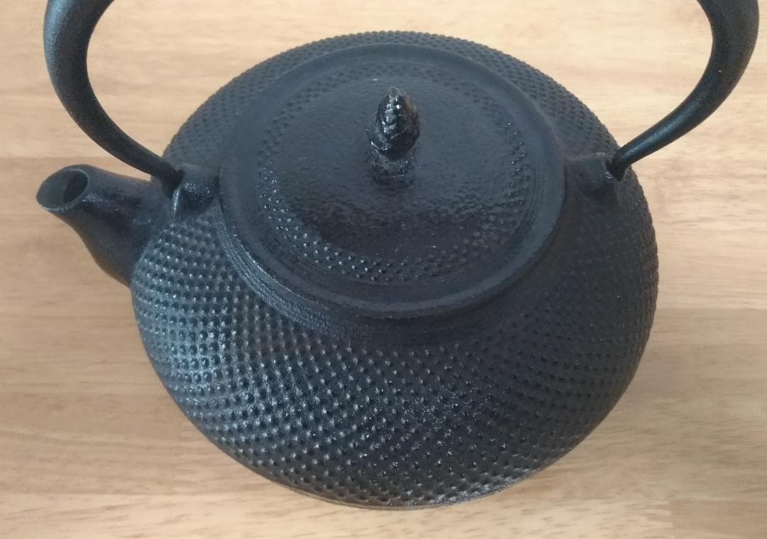 ★南部鉄器　鉄瓶　アラレ模様★