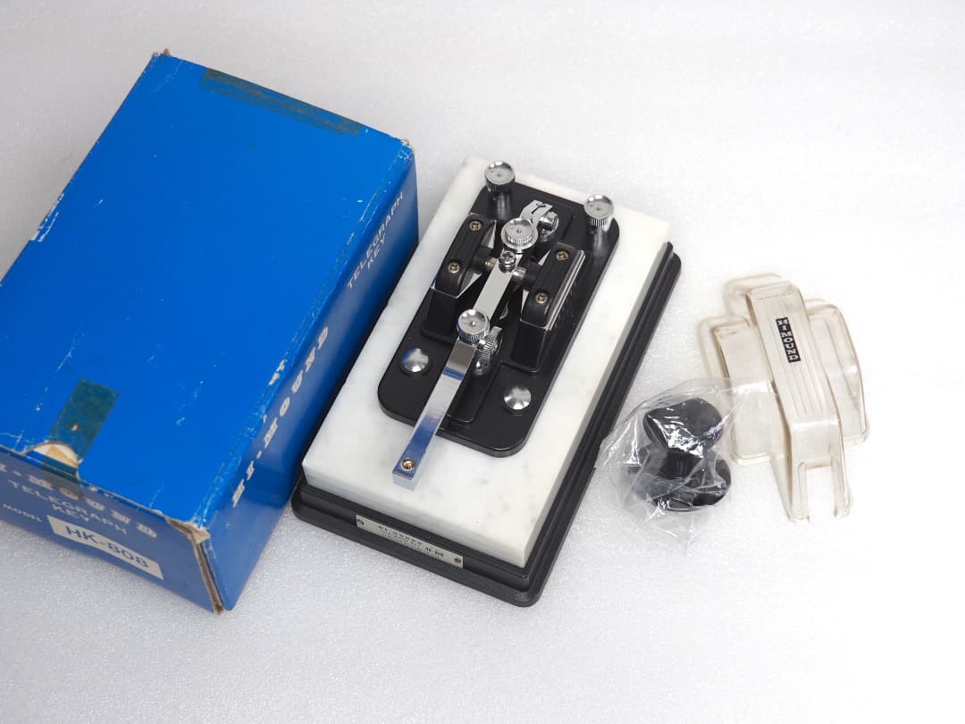 ■HI-MOUND(ハイモンド)HK-808 電鍵 元箱付き 電信キー