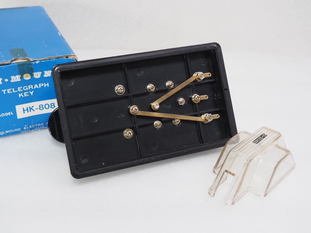 ■HI-MOUND(ハイモンド)HK-808 電鍵 元箱付き 電信キー