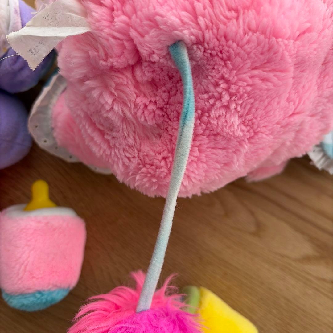 Babyポップルズ　ベビー　ビンテージトイ　ぬいぐるみ２個セット　哺乳瓶