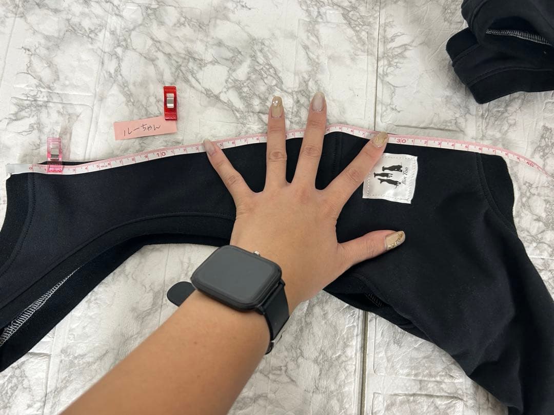 おまめさんページ　イタグレ服　ハンドメイド　サロペット