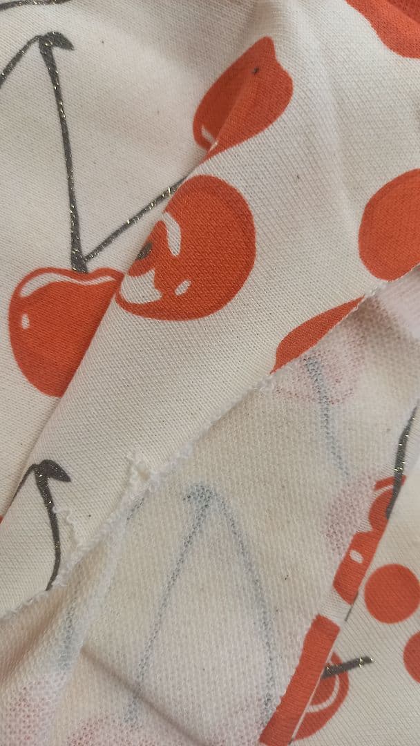 赤いチェリーの犬の服