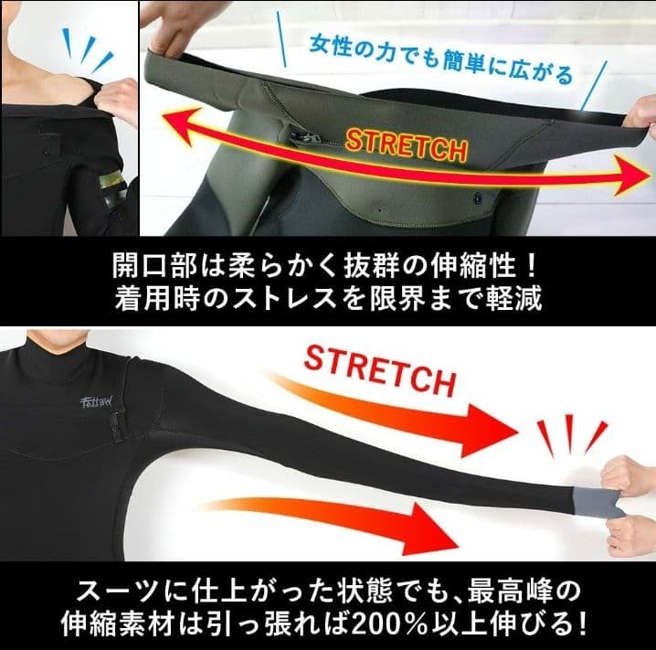 美品✨️FELLOW ウェットスーツ フルスーツ 3mm XLB チェストジップ