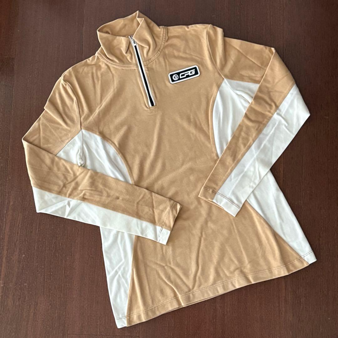 【新品未使用】CPG GOLFハーフジップ長袖シャツ 2(Ｍ)
