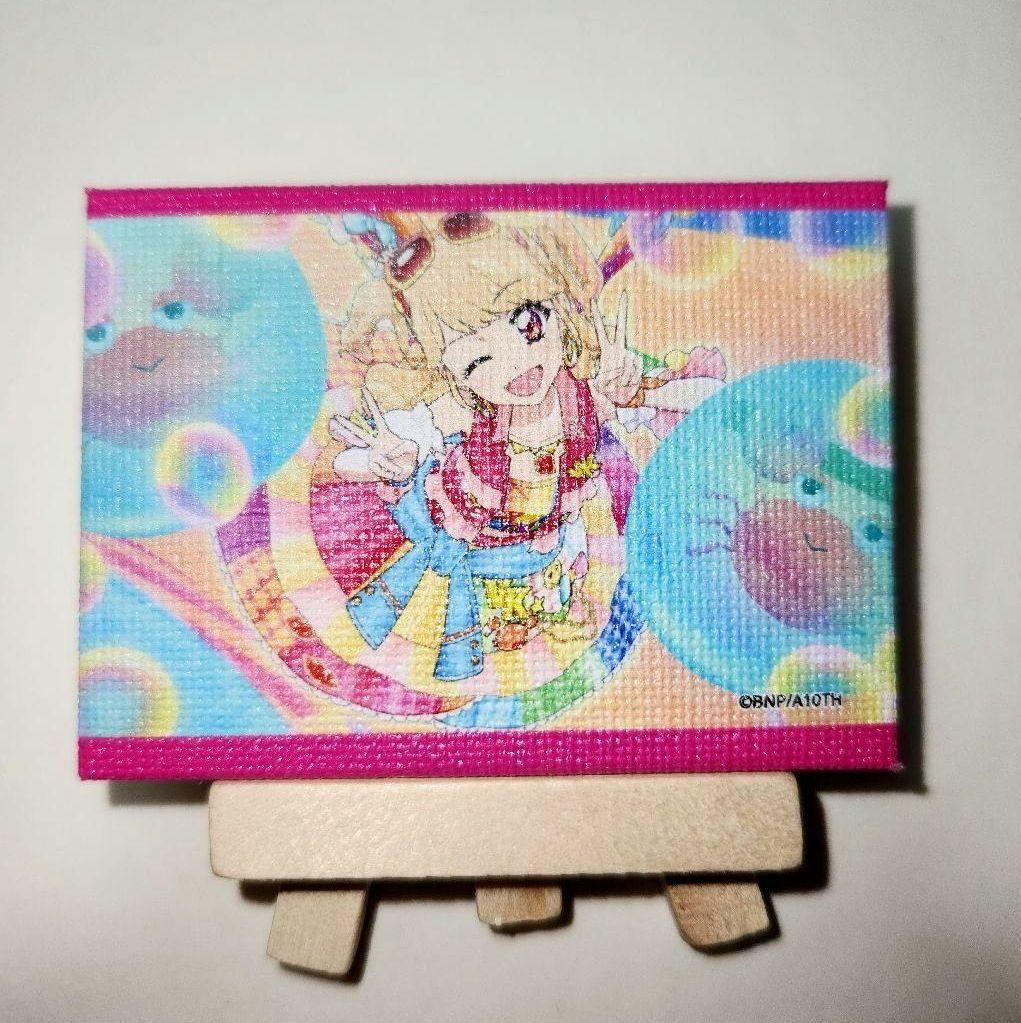 アイカツ キャンバスボードミニ ポストカード 大衣装展