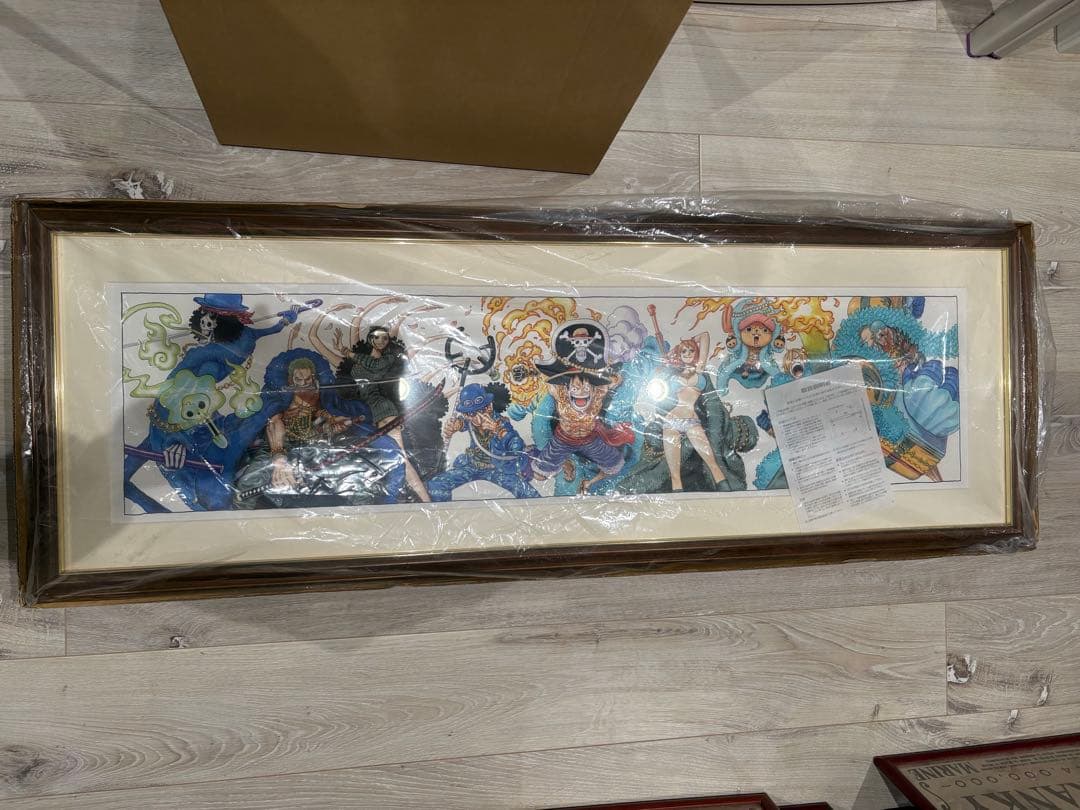 ミ*ヤ様 【激レア】ワンピース20周年　額装高精細複製原画　ONEPIECE 美
