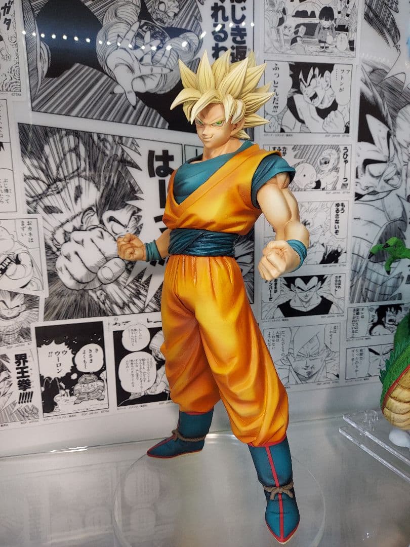 ドラゴンボール フィギュア リペイント MSP 孫悟空 超サイヤ人 一番くじ