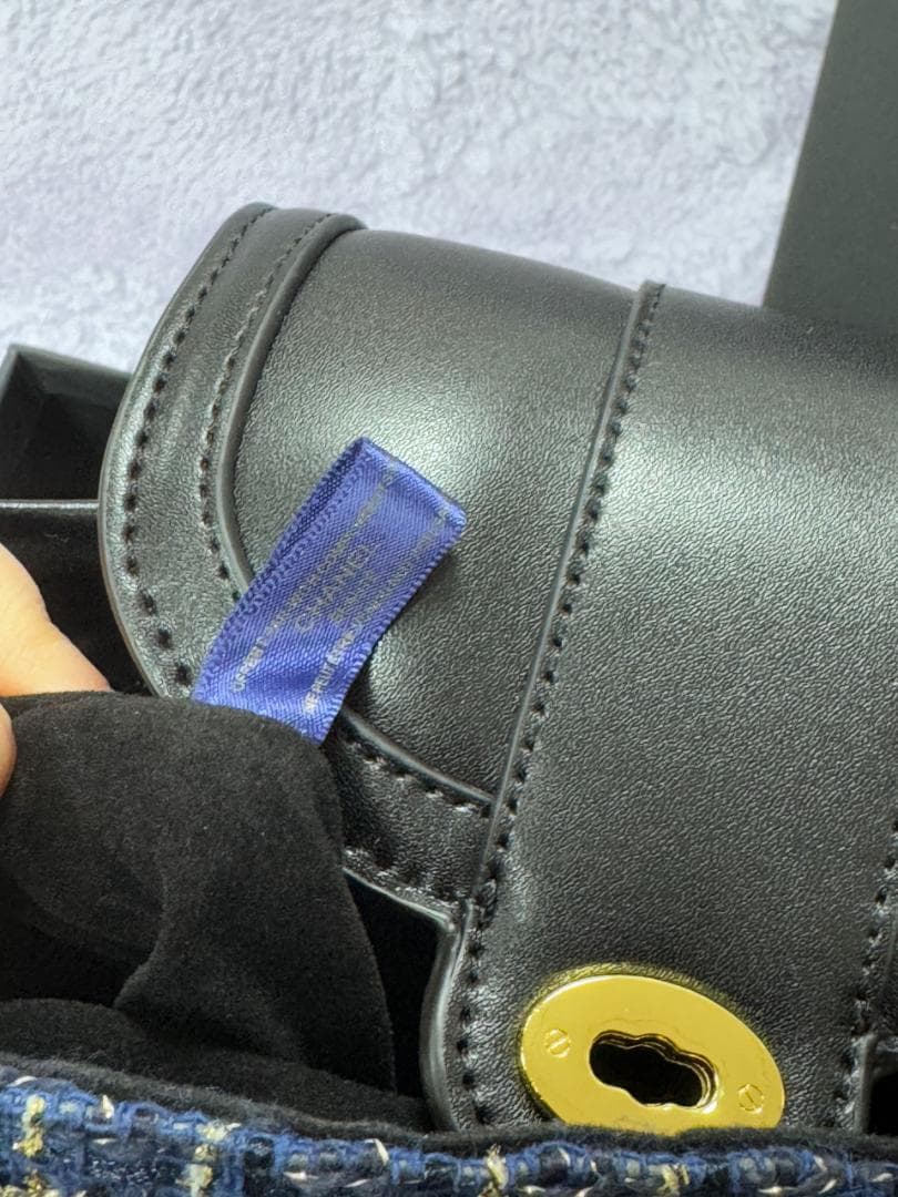 多機能性 ✨VIP限定✨デニムレザー ショルダーバッグ