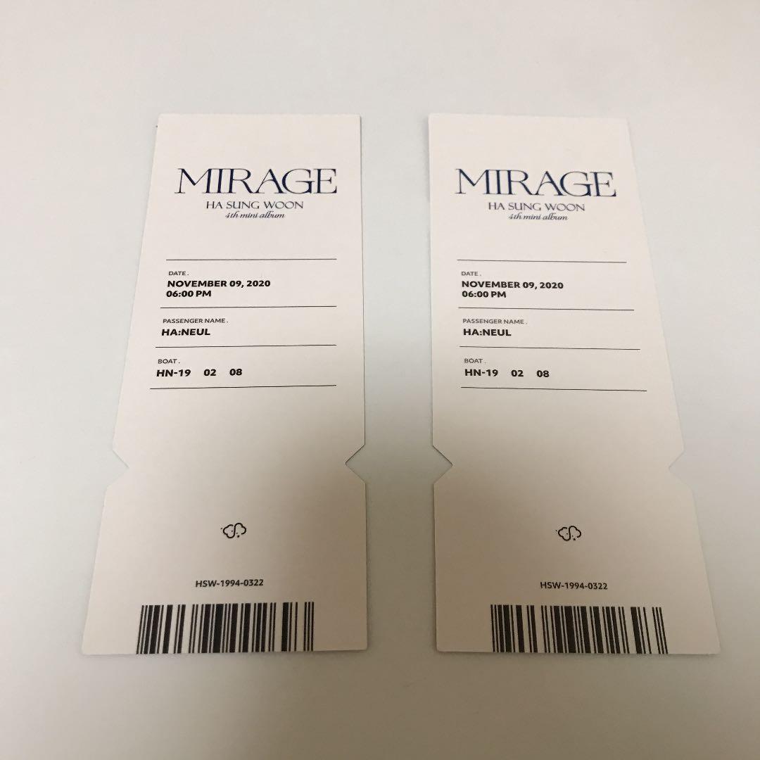 ハソンウン mirage フォトチケット リミテッド
