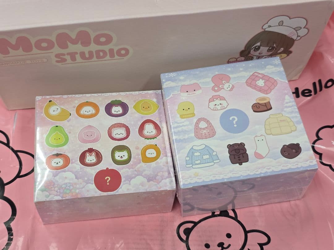 即日発送【未開封2個】シュリンク付き　ニットフルーツシュー　冬シリーズ　MOMO