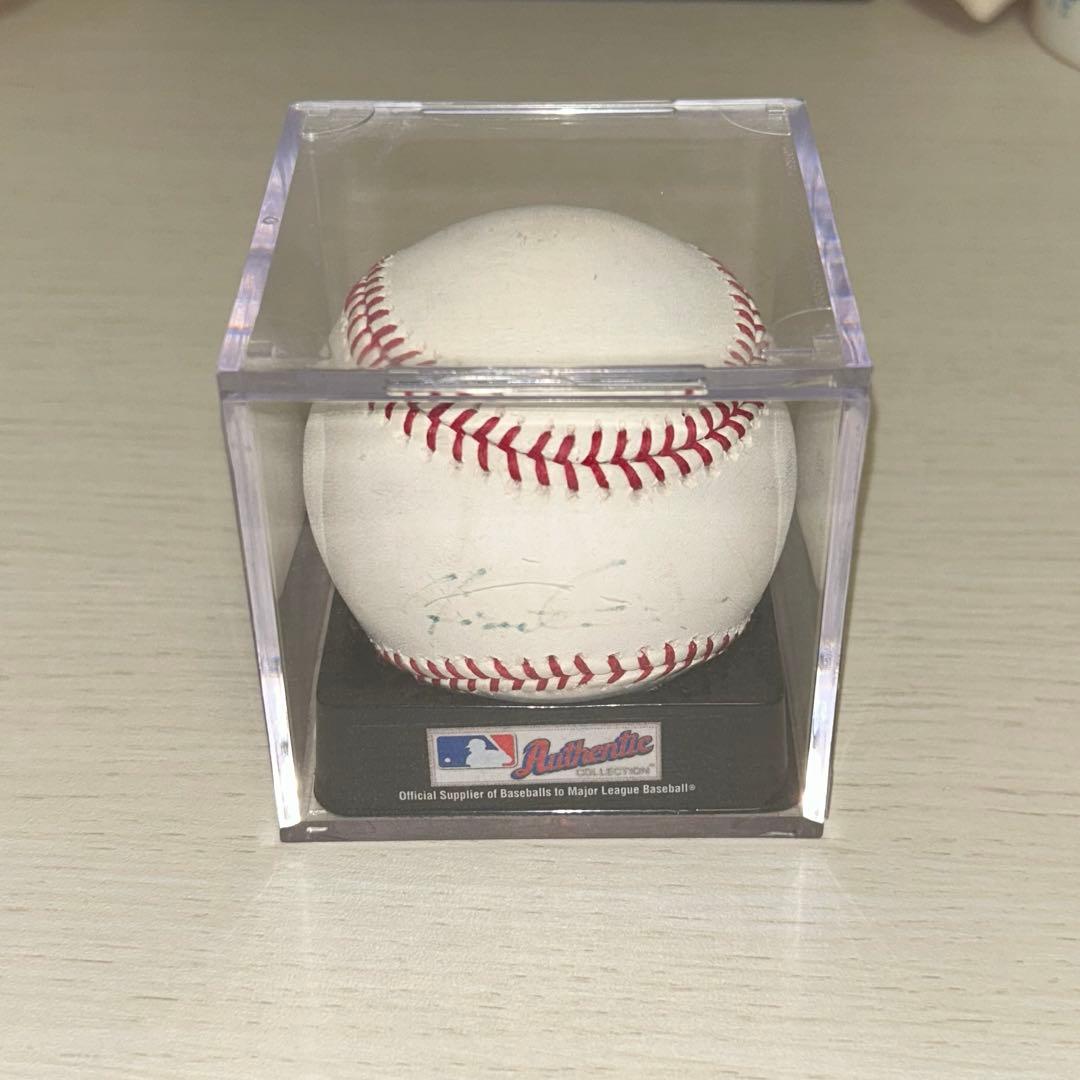 マイク・トラウト　サインMLB公式ボール　松井秀喜