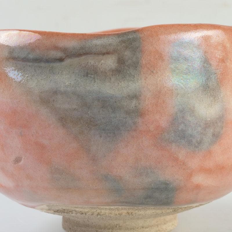 茶道具　楽吉左衛門作　赤楽茶碗　V　9504