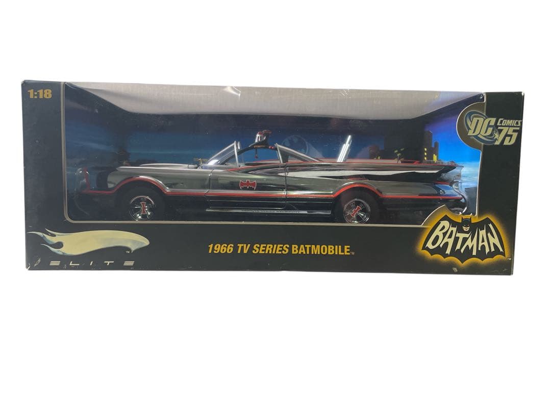 限定3000台　MATTEL 1/18 エリート バットモービル シルバーメッキ