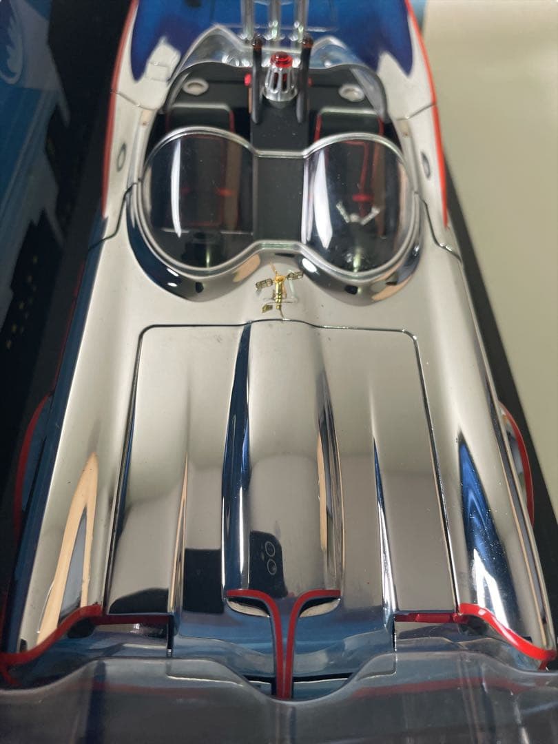 限定3000台　MATTEL 1/18 エリート バットモービル シルバーメッキ