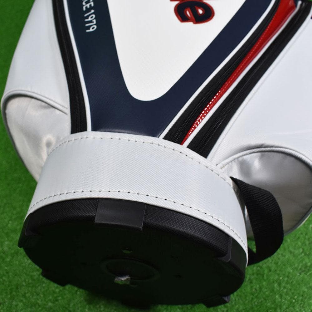TaylorMade/テーラーメイド ゴルフ キャディバッグ【白/紺/赤】新品！