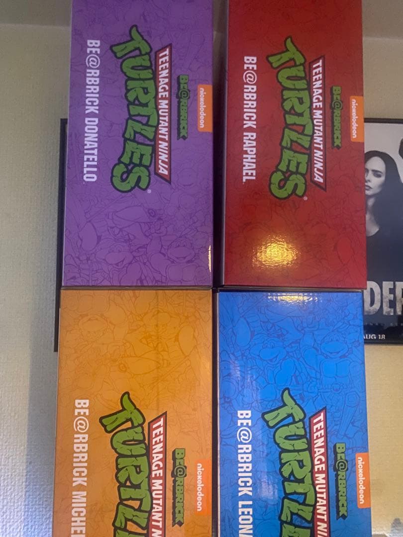 ミュータントタートルズ　BE@RBRICK 40 0%&100% 4体セット